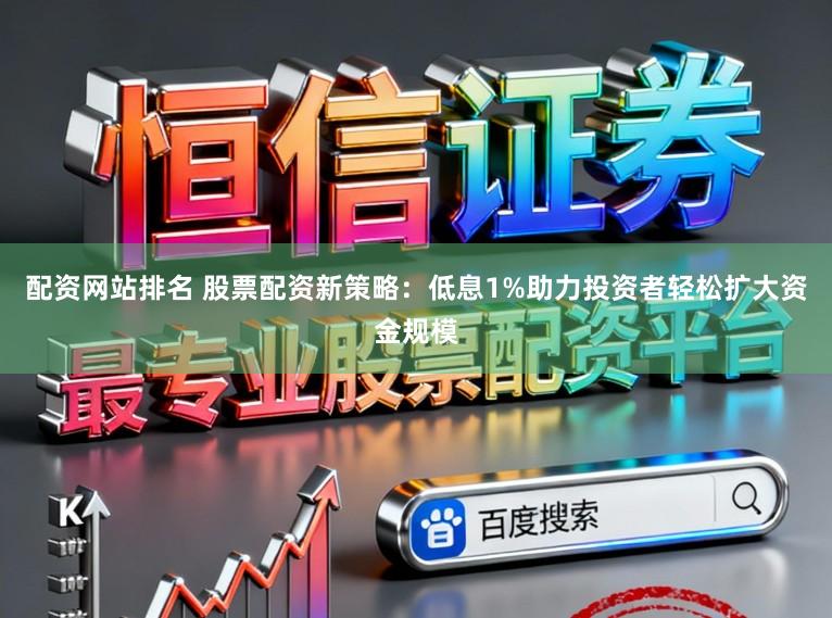 配资网站排名 股票配资新策略:低息1%助力投资者轻松扩大资金规模