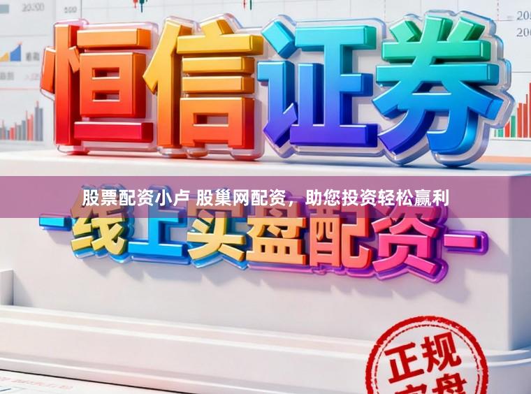 股票配资小卢 股巢网配资,助您投资轻松赢利